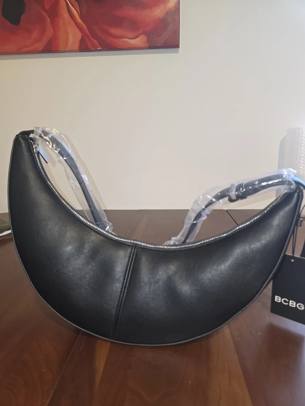 BCBG Skinny Cresent Sling Bag, Brand New with Tags!